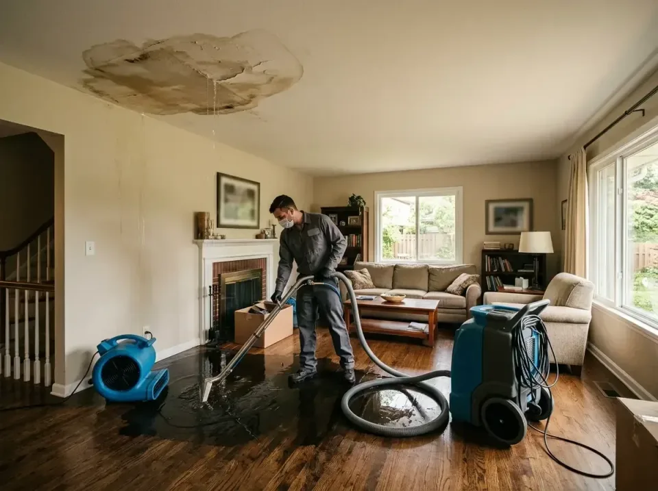 attic-pipe-burst-ceiling-drip-008 — frequently asked questions, Water Damage Restoration & Carpet Care in Erie, PA